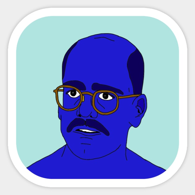 Arrested Development - Tobias Funke - Blue Man Sticker by Tomarto